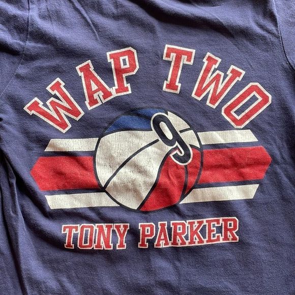 Authentic WAP TWO Tony Parker Kids Tshirt - Picture 2 of 9